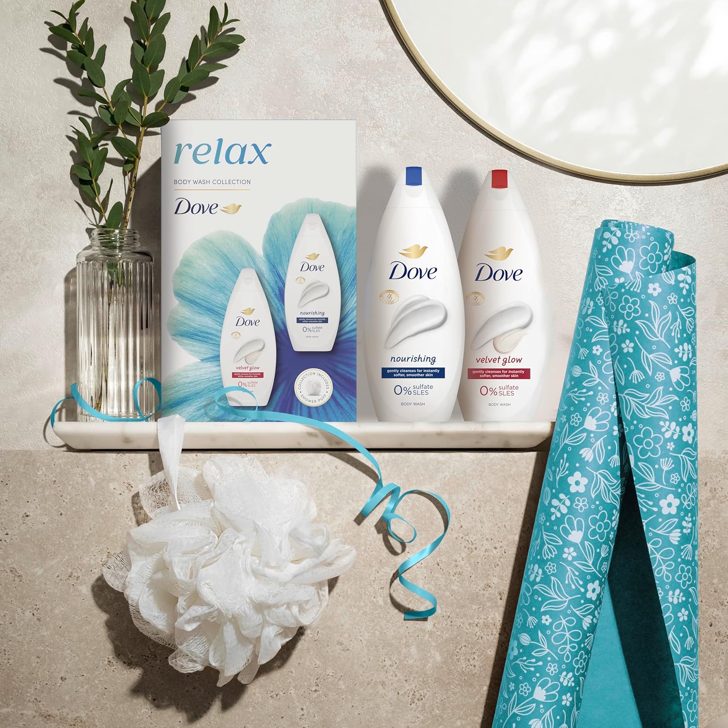 Dove Relax Duo Body Wash Gift Set