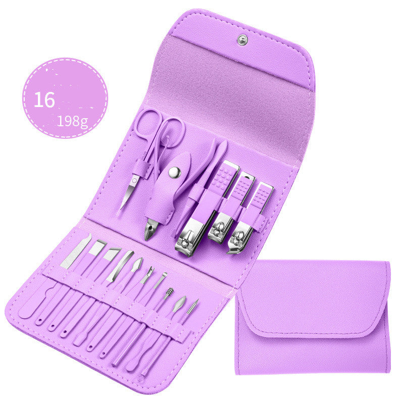 20-Style Stainless-Steel Manicure & Pedicure Tool Sets