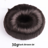 Dark brown donut hair bun shaper 30g