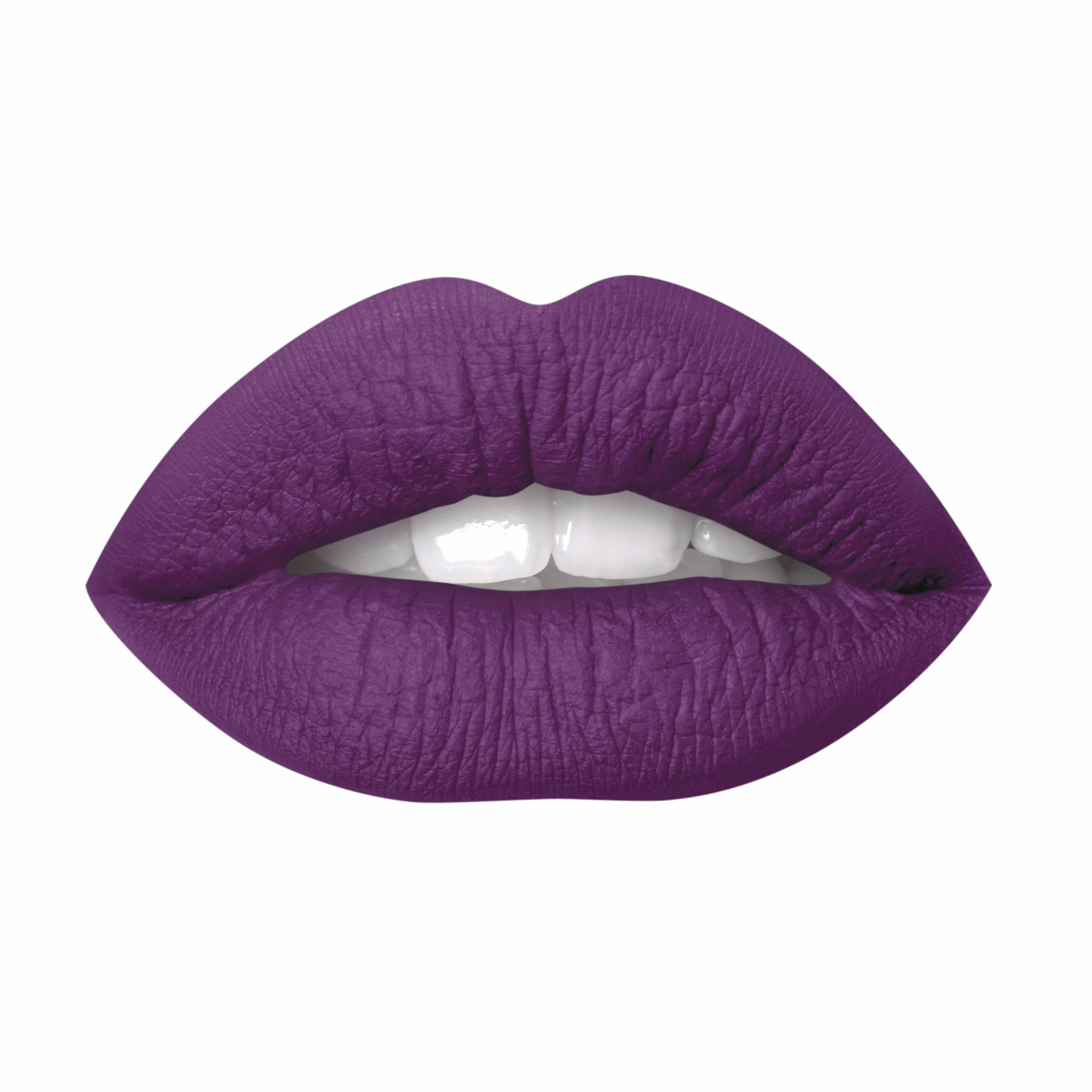 Air Matte Liquid Lipstick in Incantation – deep purple matte shade with magenta undertones