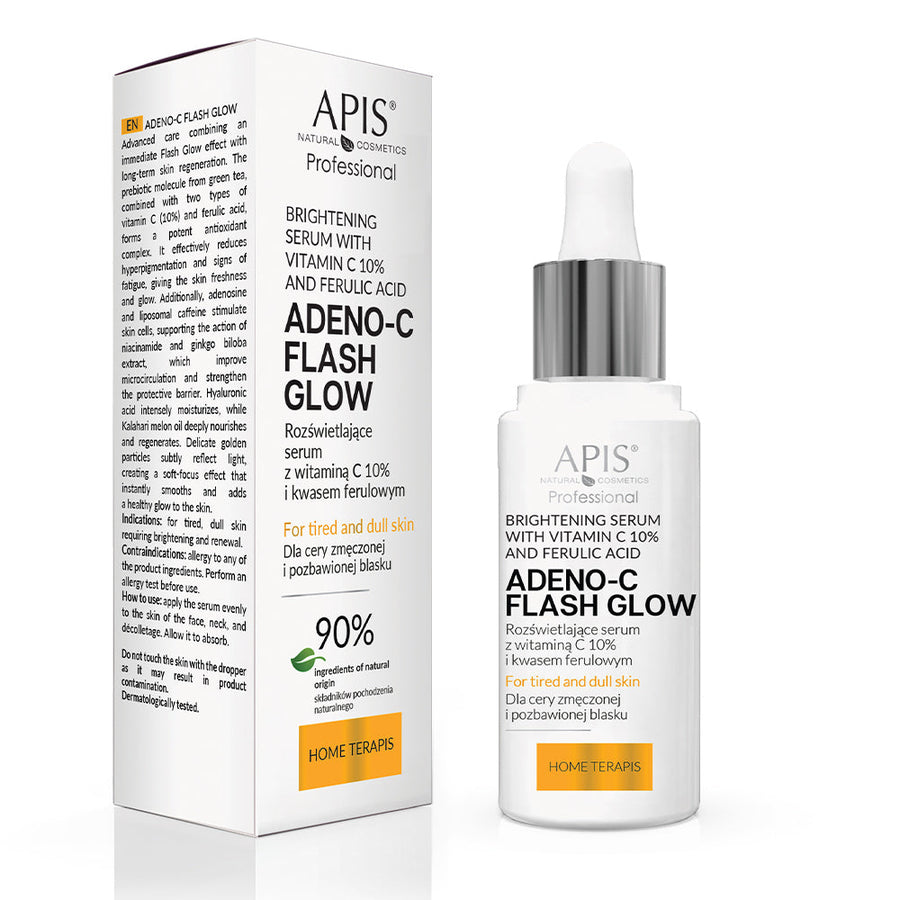 Apis ADENO-C Flash Glow Illuminating Face Serum 30ml