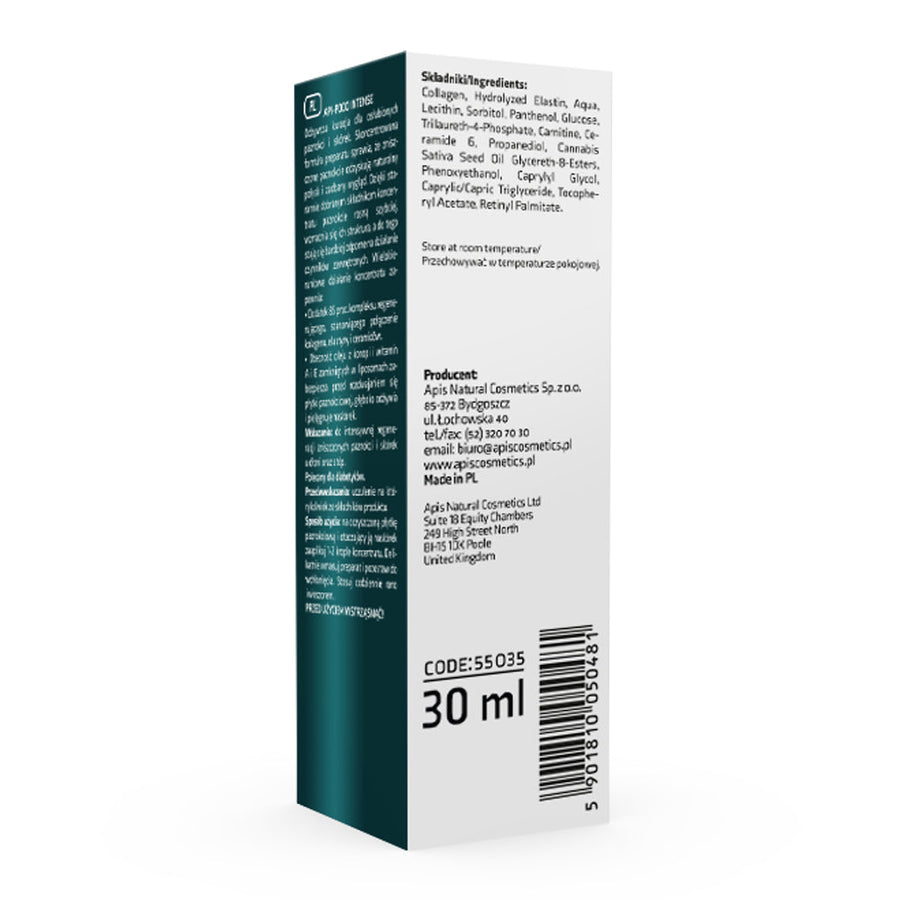 Apis API-PODO INTENSE Regenerating Collagen Nail Concentrate | 30ml Apis Natural Cosmetics UK