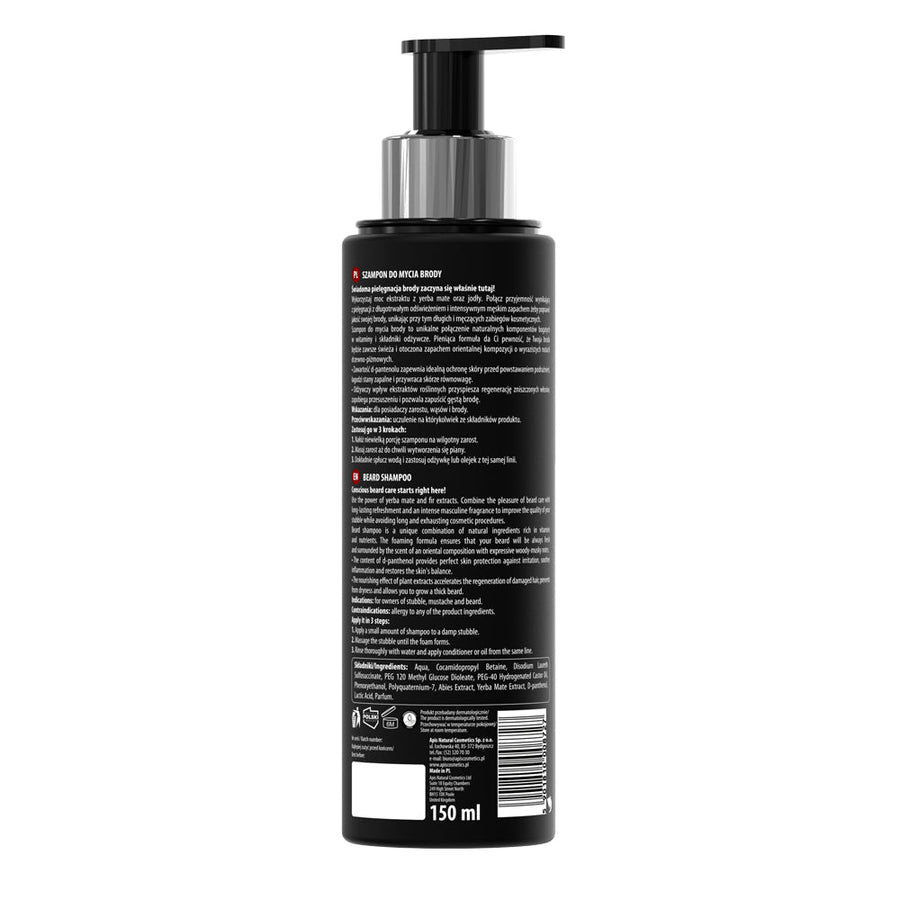Apis Beard Care Beard Shampoo  – Cleansing & Nourishing | 150 ml Apis Natural Cosmetics UK