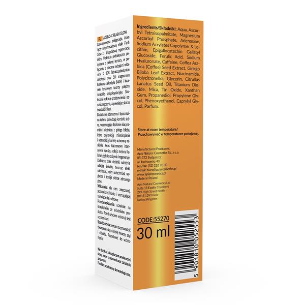 Apis ADENO-C Flash Glow Illuminating Face Serum 30ml