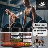 Creatine Monohydrate Powder 300g (100 Servings) | Pure Micronised Creatine Powder Supplement for Men & Women, Pre & Post Workout Strength, Muscle Growth & Recovery, Vegan | Unflavoured