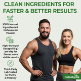 Collagen Powder 315g, Grass Fed Hydrolysed Bovine Collagen Peptides, 19 Amino Acids, Made in UK