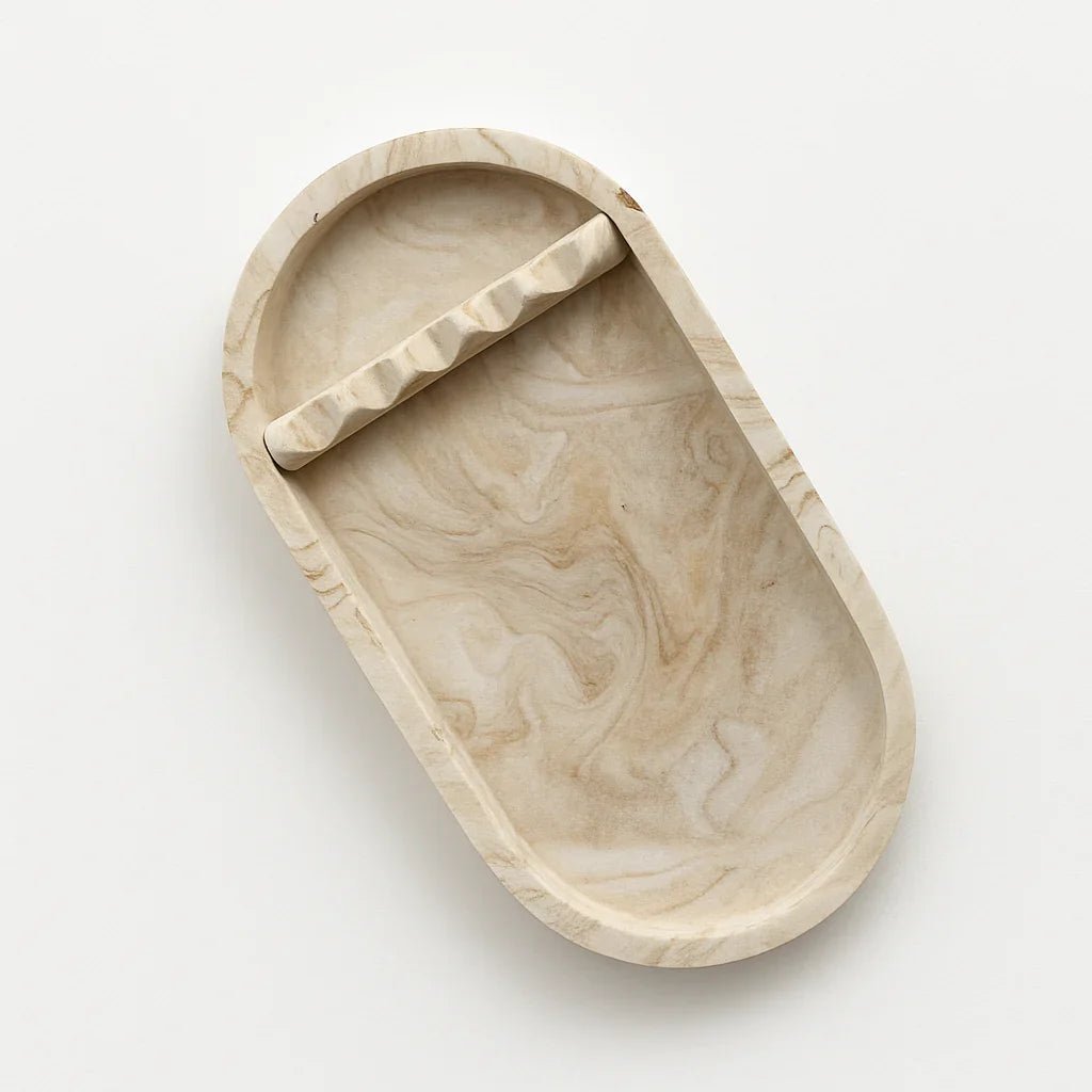 Oval Jesmonite Tool Tray – Handmade Professional Organiser