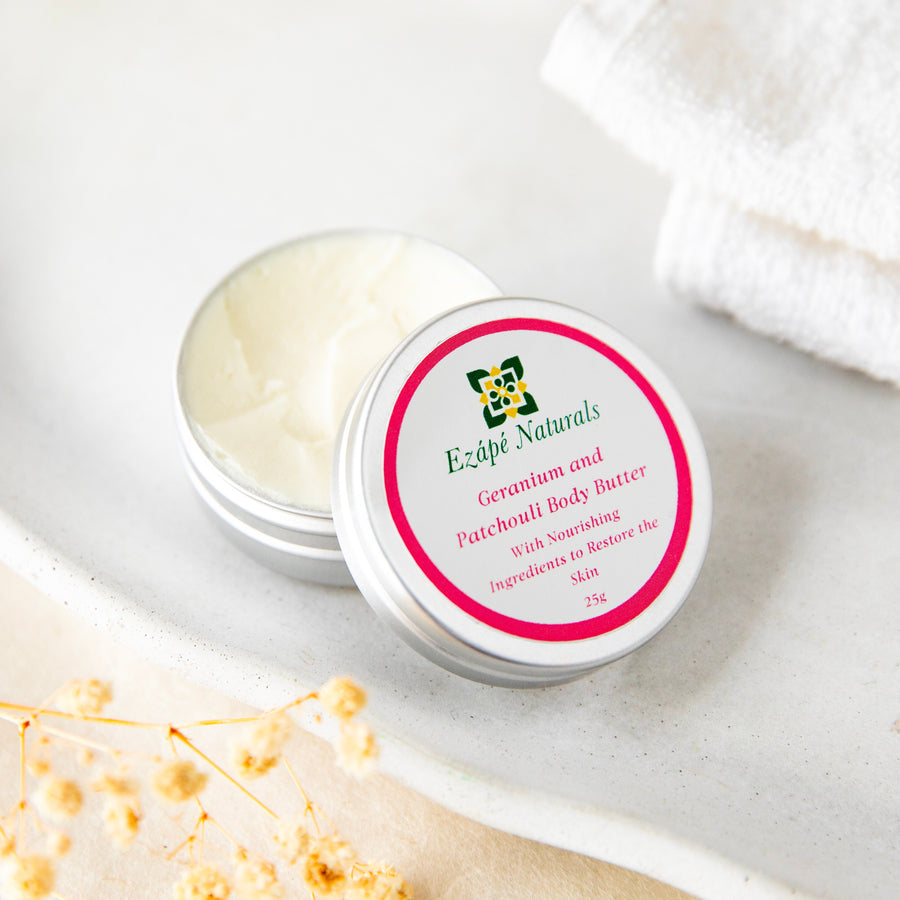 Ezàpè Naturals Geranium & Patchouli Body Butter