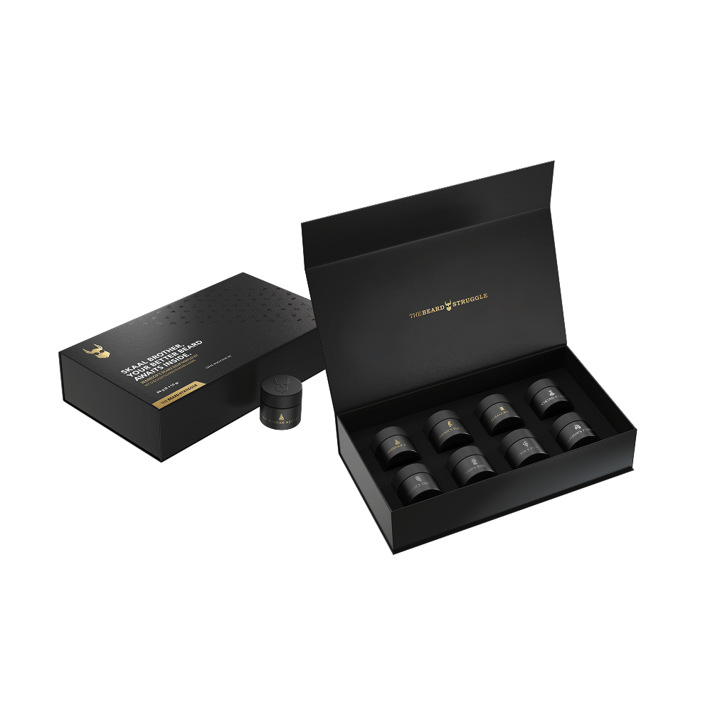 The Beard Struggle Beard Balm Sampler Kit 8 x 10g