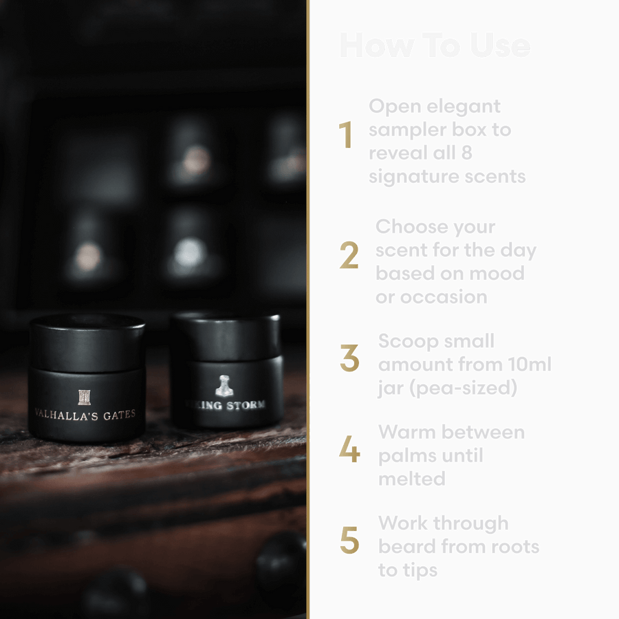 The Beard Struggle Beard Balm Sampler Kit 8 x 10g