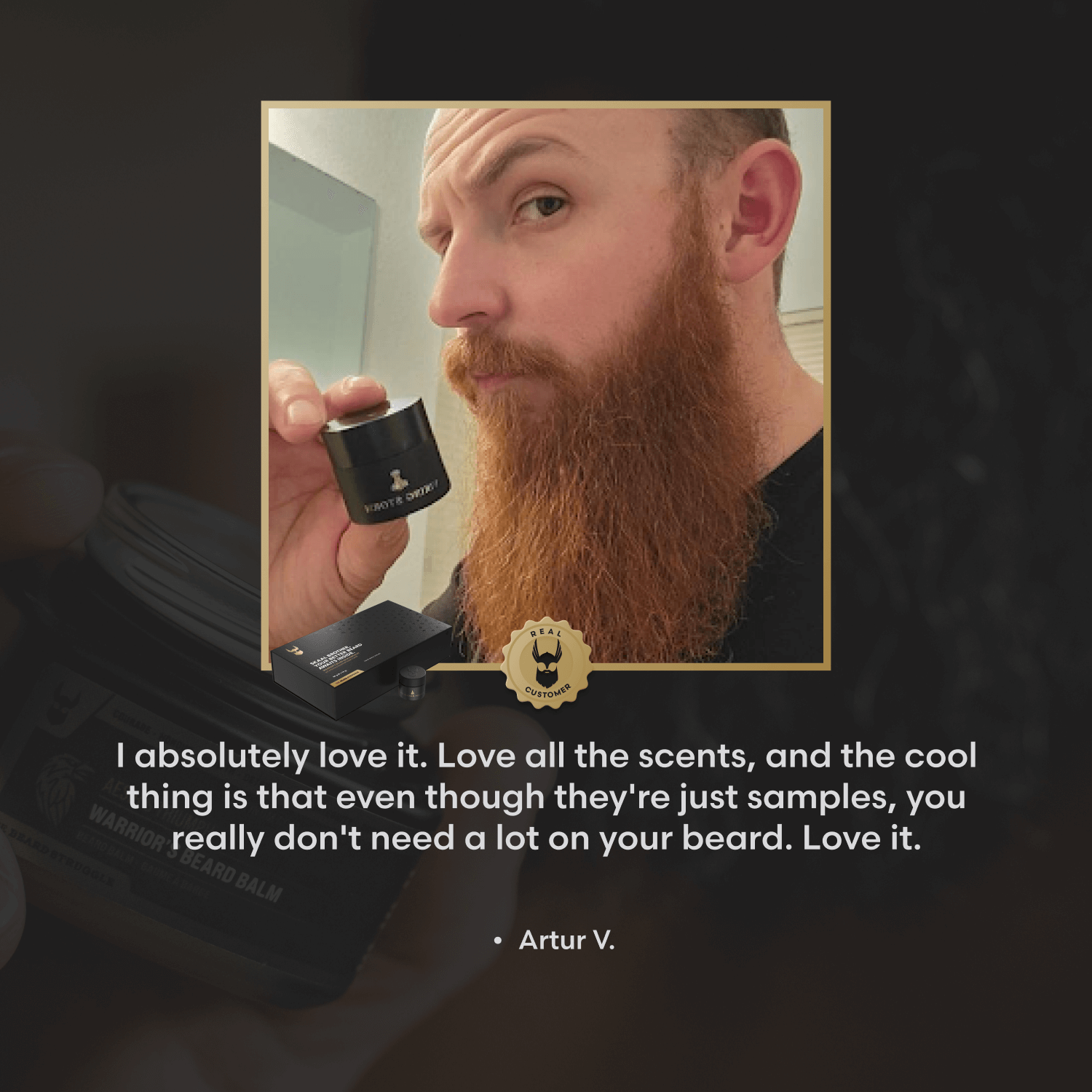 The Beard Struggle Beard Balm Sampler Kit 8 x 10g