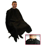 Hair Tools black Barber Gown with poppers