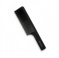 Serrated Professional Black Carbon Barber Clipper Flexi Comb