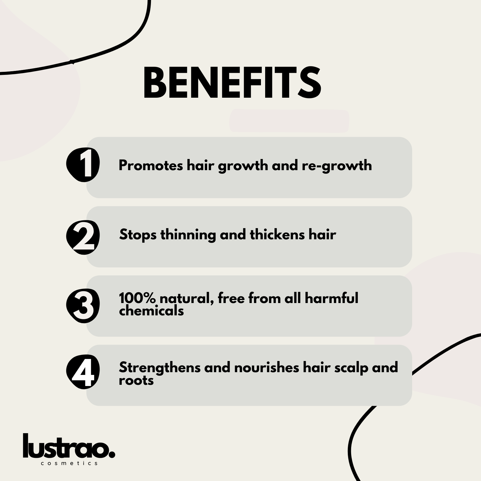 Lustrao Hair Regrowth Oil – Follicle Revival