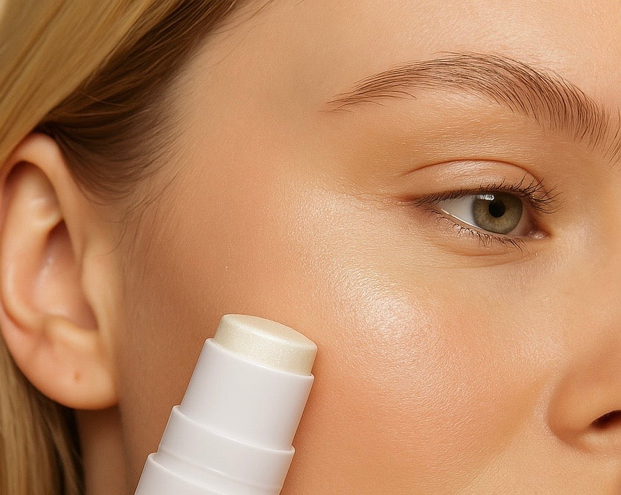 BeePro Self-Setting Creamy Highlighter Stick with Built-In Brush