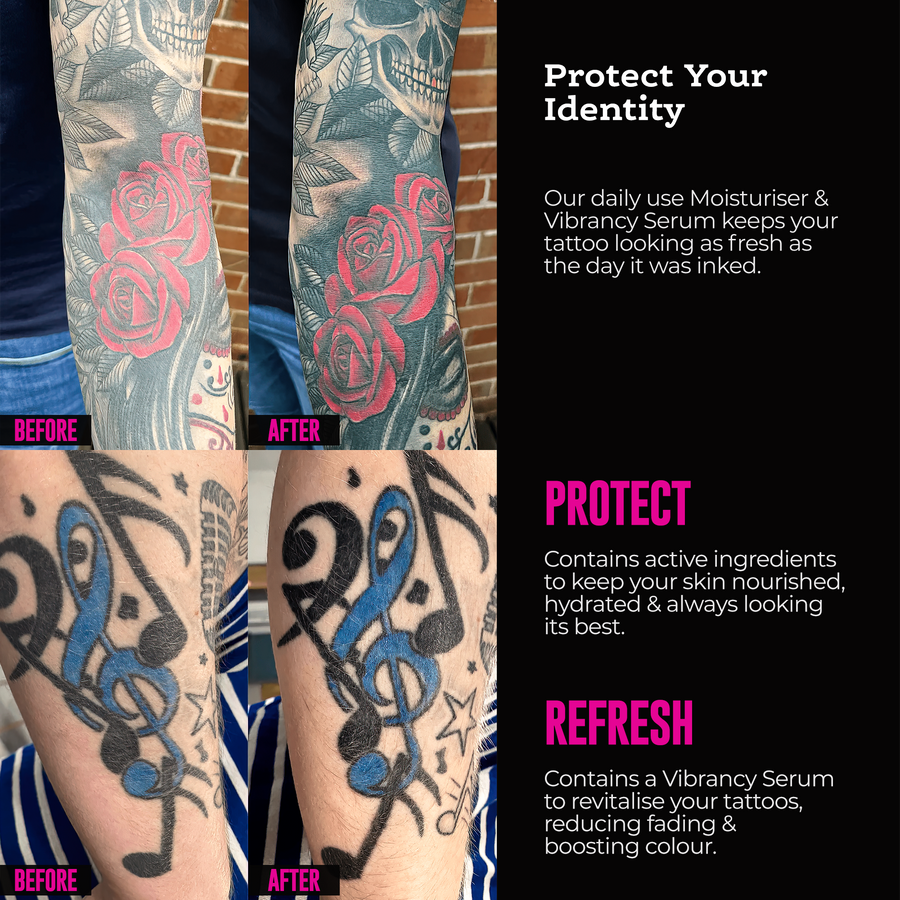 TATTOO MOISTURISER & VIBRANCY SERUM | 300ml Pump Bottle
