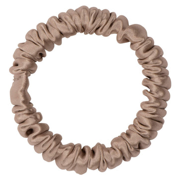DREAMSILK Light Tan Skinny Silk Scrunchie
