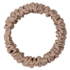 DREAMSILK Light Tan Skinny Silk Scrunchie