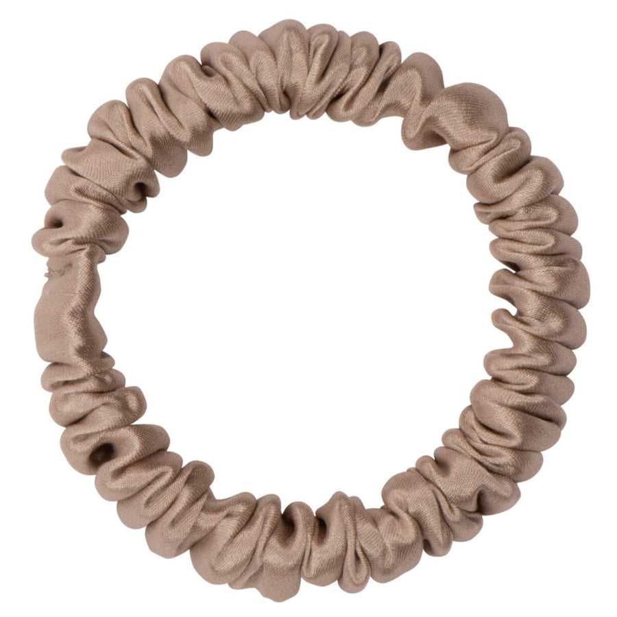 DREAMSILK Light Tan Skinny Silk Scrunchie