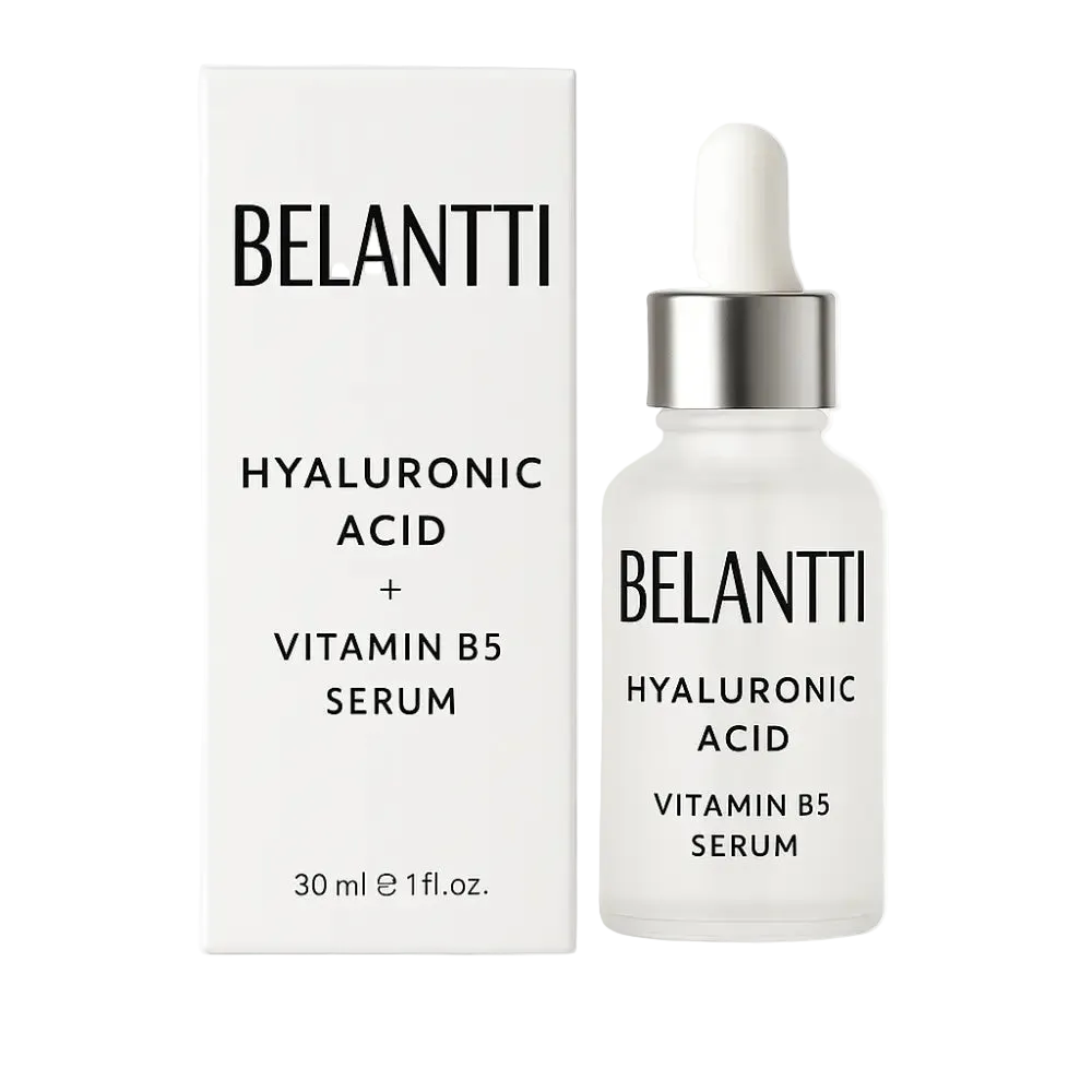 Belantti Hyaluronic Acid and Vitamin B5 hydrating face serum 30ml