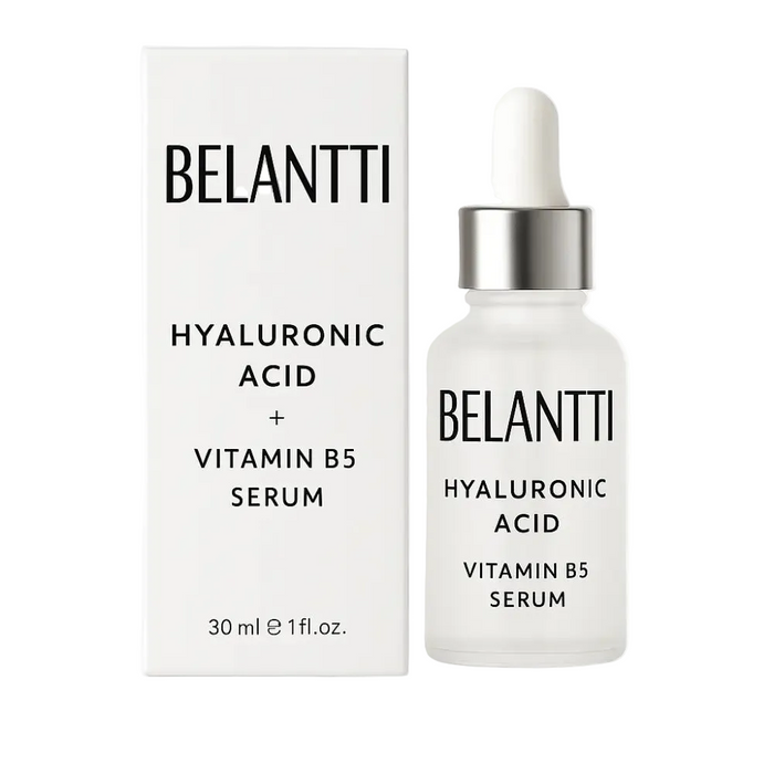 Belantti Hyaluronic Acid and Vitamin B5 hydrating face serum 30ml