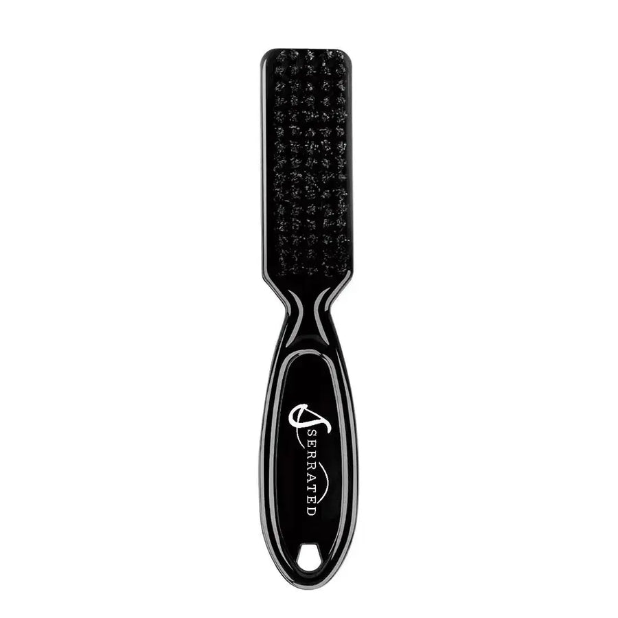 Serrated Barber Skin Fade Brush With Soft Bristle Serrated