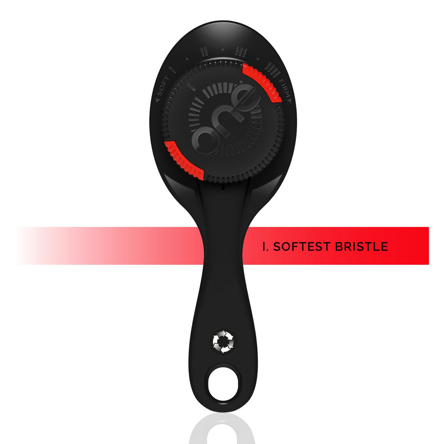 ONE Brush Adjustable Bristle Strength Hairbrush