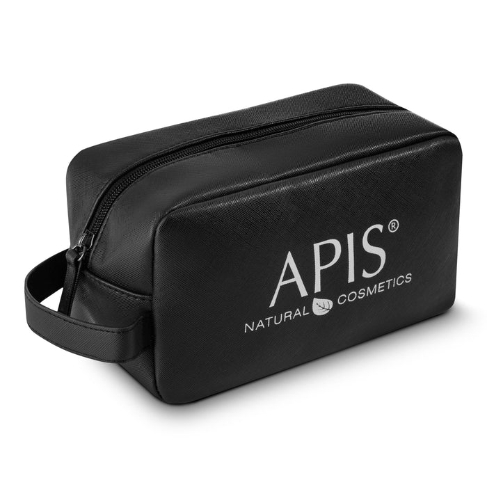 
Black cosmetic makeup bag for beauty essentials
