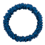 DREAMSILK Navy Blue Skinny Silk Scrunchie
