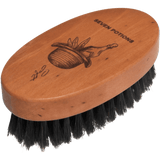 Seven Potions Beard Brush – Oval Pear Wood with Natural Bristles