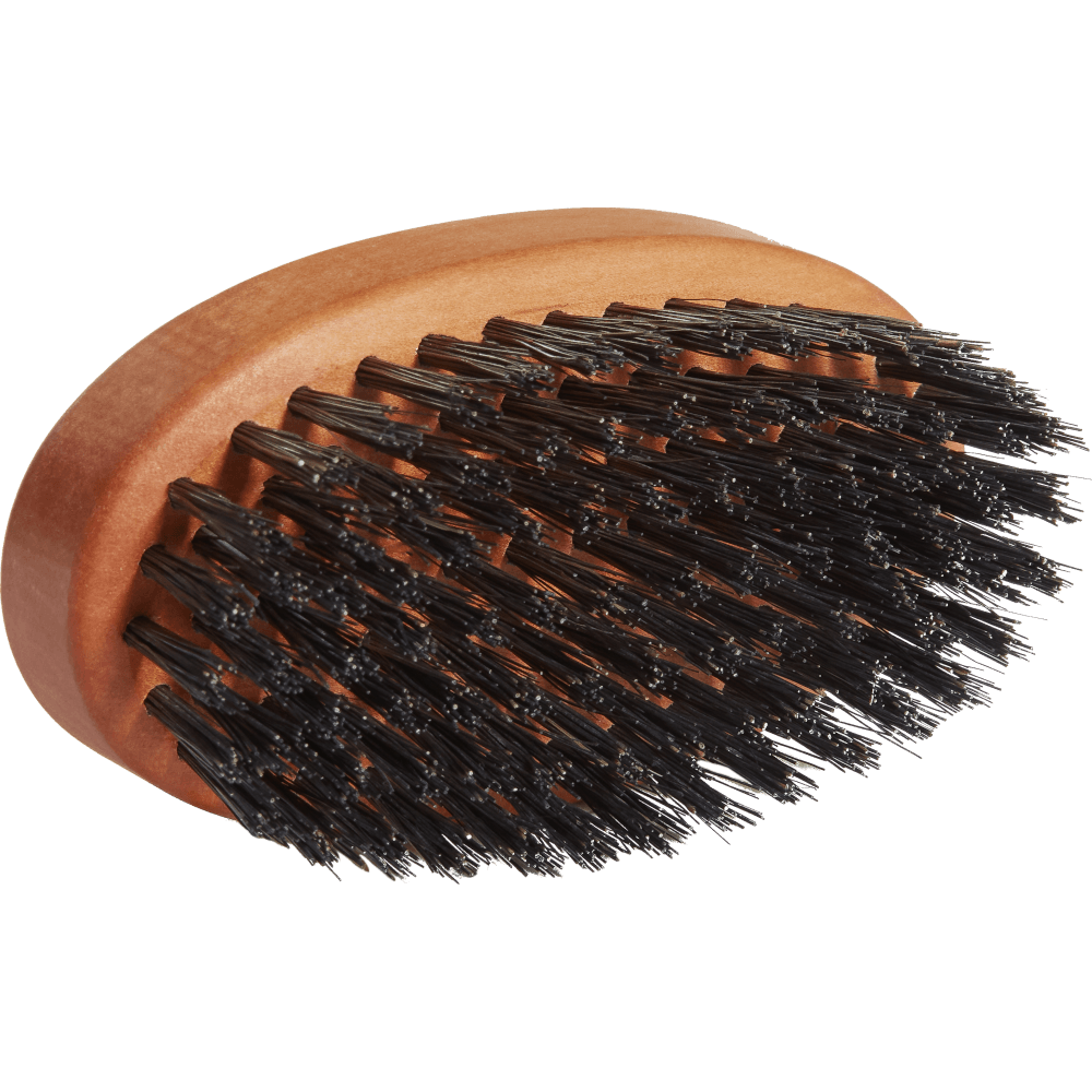 Seven Potions Beard Brush – Oval Pear Wood with Natural Bristles