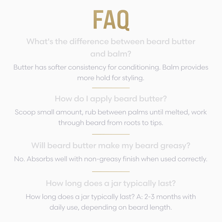Warrior’s Beard Butter for Soft & Conditioned Beards