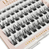 Luxe Lashes Wispy Pre-Glued Cluster Lashes 55 Pack