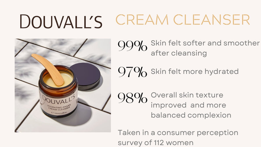 Douvalls Beauty Argan Cream Cleanser 100g