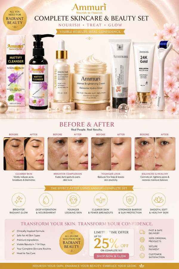 Ammuri Blemish-Balancing & Anti-Ageing Skincare Set