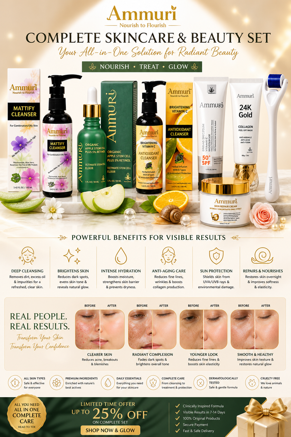 Ammuri Blemish-Balancing & Anti-Ageing Skincare Set
