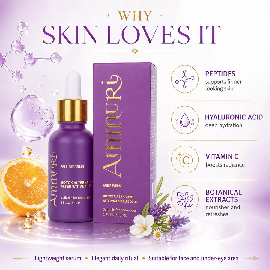 Ammuri Age Reverse Peptide Serum 30ml with Argireline and Matrixyl 3000 – product image 3