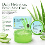 Ammuri Organic Aloe Vera Gel 300g jar for face, body and hair – product image 3
