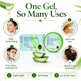 Ammuri Organic Aloe Vera Gel 300g jar for face, body and hair – product image 8