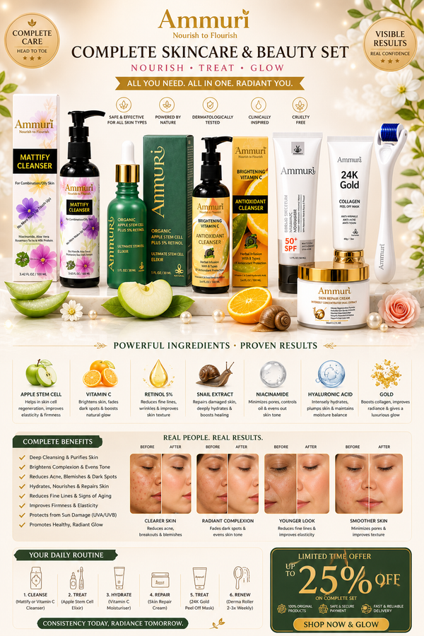 Ammuri Blemish-Balancing & Anti-Ageing Skincare Set