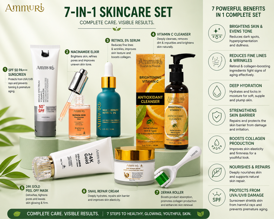 Ammuri 7-Piece Anti-Ageing Skincare Set