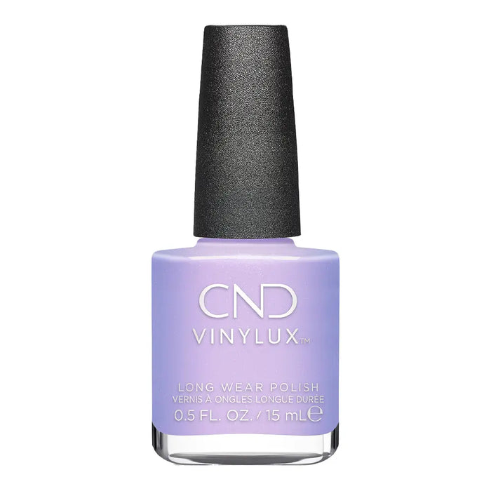 CND VINYLUX Chic-a-delic 15ml periwinkle and magenta shimmer nail polish