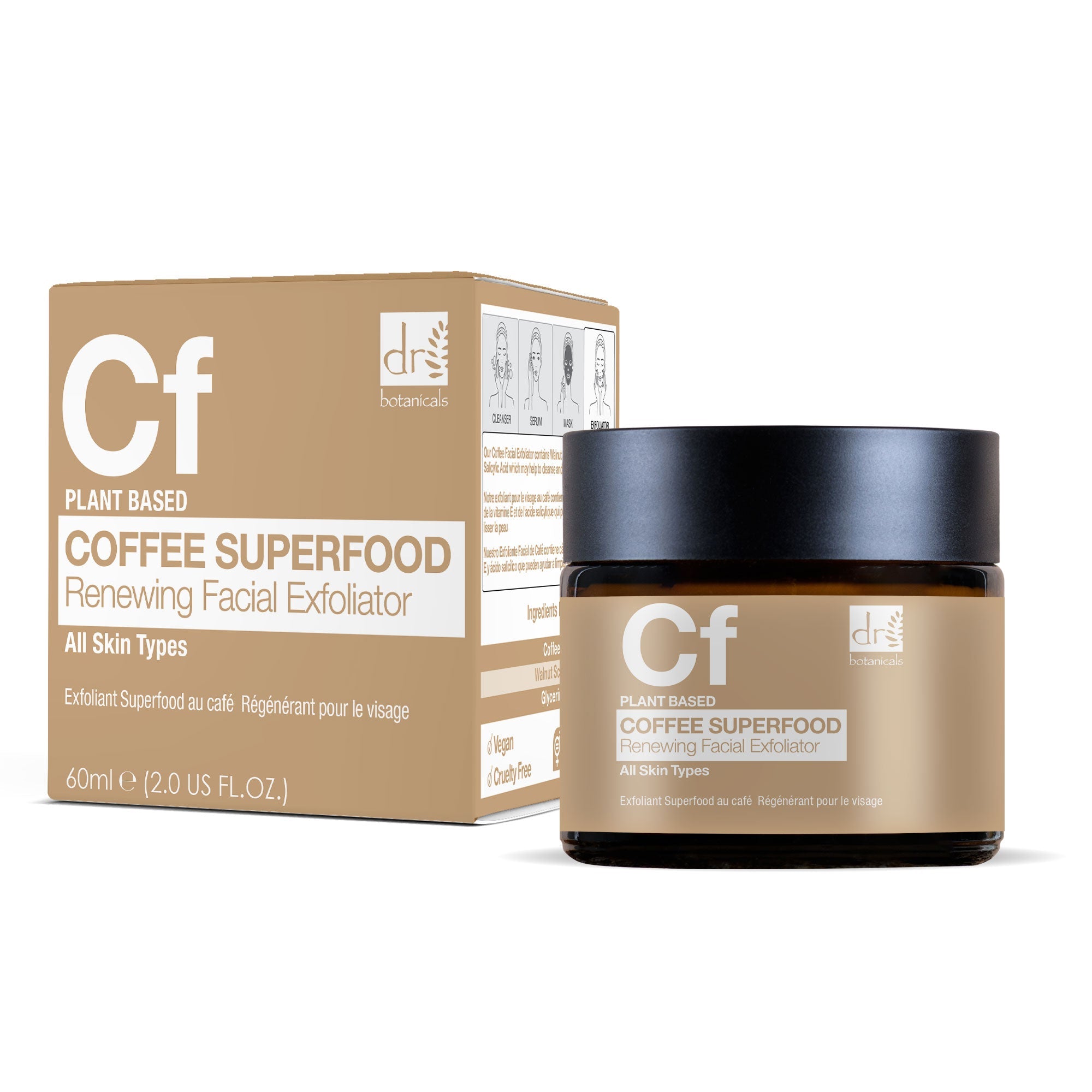 Coffee Facial Exfoliator – Renew & Smooth Skin 60 ml