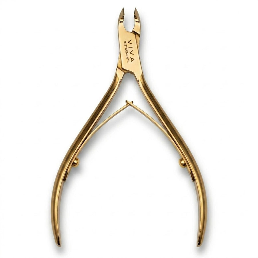 Cuticle Nipper Gold - 3mm Double Spring