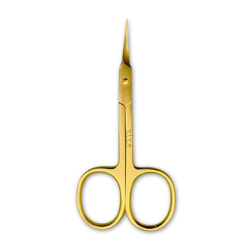 VIVA Curved Cuticle Scissors Gold 9.5cm