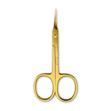 VIVA Curved Cuticle Scissors Gold 9.5cm