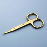VIVA Curved Cuticle Scissors Gold 9.5cm