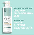 Olay Skin Solutions Hydrating Body Wash with Salicylic Acid (530ml)