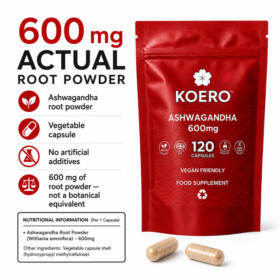 Ashwagandha Root 600 mg – 120 Capsules