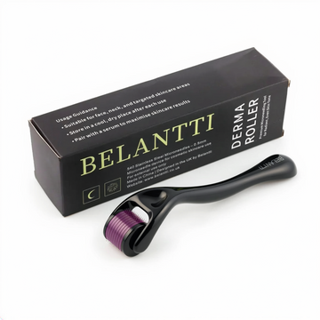 Belantti Derma Roller 0.5mm with 540 stainless steel microneedles